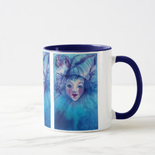 CLOWN IN BLUE MUG