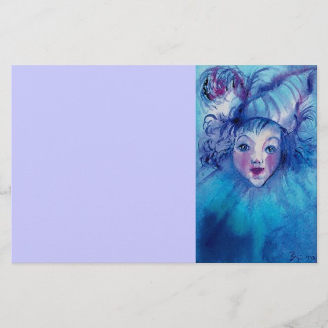 CLOWN IN BLUE STATIONERY (Front)