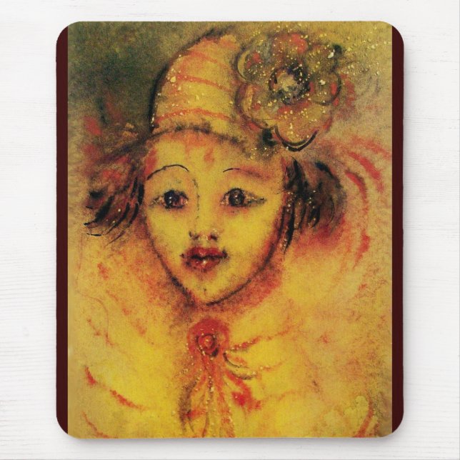 CLOWN IN YELLOW MOUSE PAD (Front)