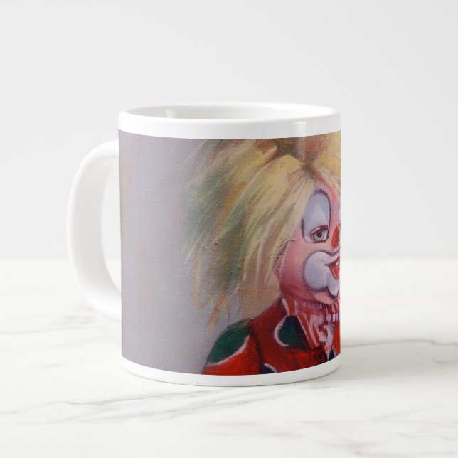 Clown Large Coffee Mug (Front Left)