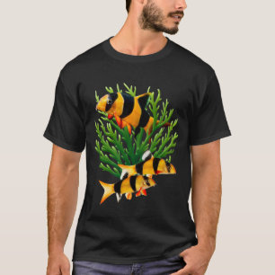 Clown Loaches Aquarium Fish Loach Lovers Art T-Shirt