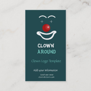 Clown Logo Template Business Card