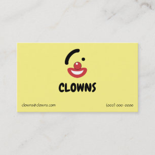 Clown Logos Business Card