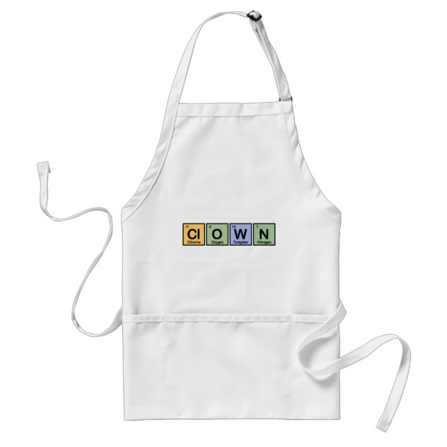 Clown made of Elements Standard Apron (Front)