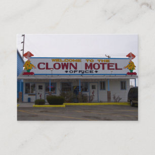 Clown Motel Business Card