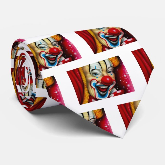 Clown Neck Tie (Rolled)