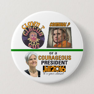 Clown? or Criminal? 3 Inch Round Button