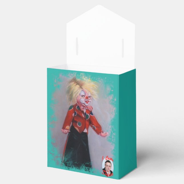 Clown/Pallaso/Clown Favor Box (Opened)