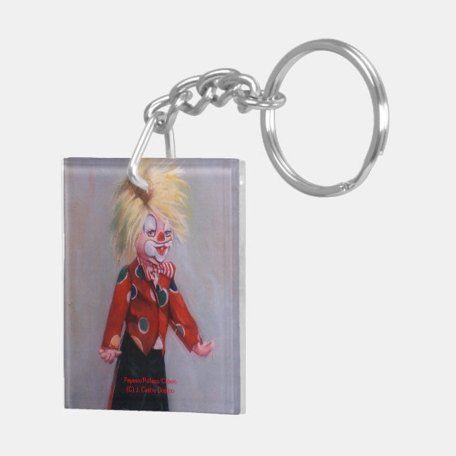 Clown/Pallaso/Clown Keychain (Back Right)