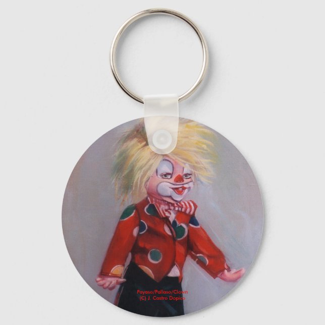 Clown/Pallaso/Clown Keychain (Front)