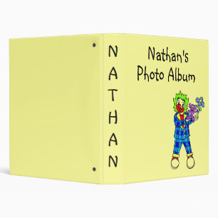 Clown Personalized Photo Album Binder