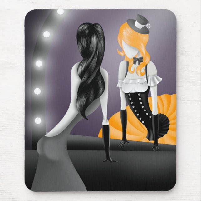 Clown Reflection Blonde  Hair  Mouse pad (Front)