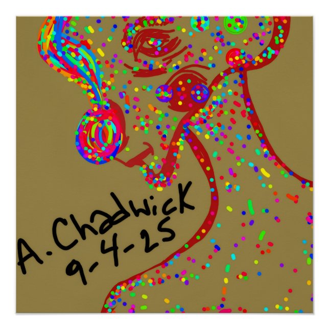 Clown Reindeer Poster (Front)