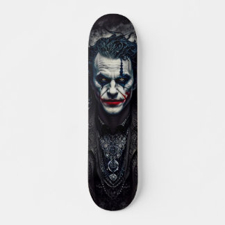 Clown Skating With Chilling Eyes Skateboard