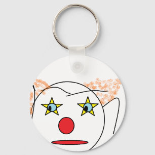 Clown Sketch Keychain
