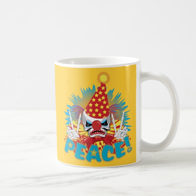 Clown Skull Coffee Mug (Right)
