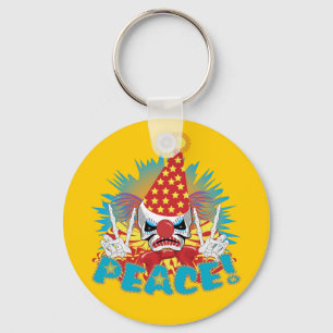 Clown Skull Keychain