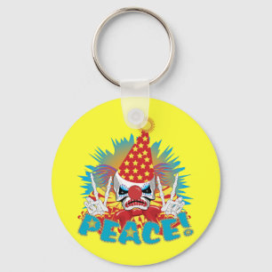 Clown Skull Keychain