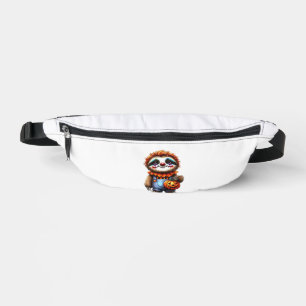 Clown Sloth Halloween Oversized T-Shirt Fanny Pack