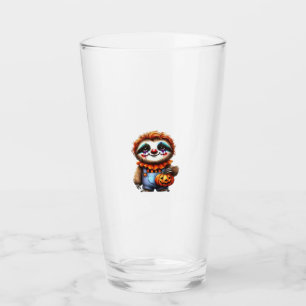 Clown Sloth Halloween Oversized T-Shirt Glass