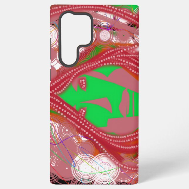 Clown Steampunk Samsung Galaxy S22 Ultra Case (Back)