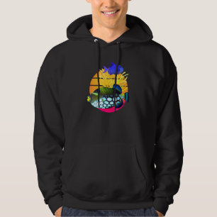 Clown Trigger Niger Trigger Fish Agressive Saltwat Hoodie