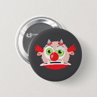 clown troll 2 inch round button
