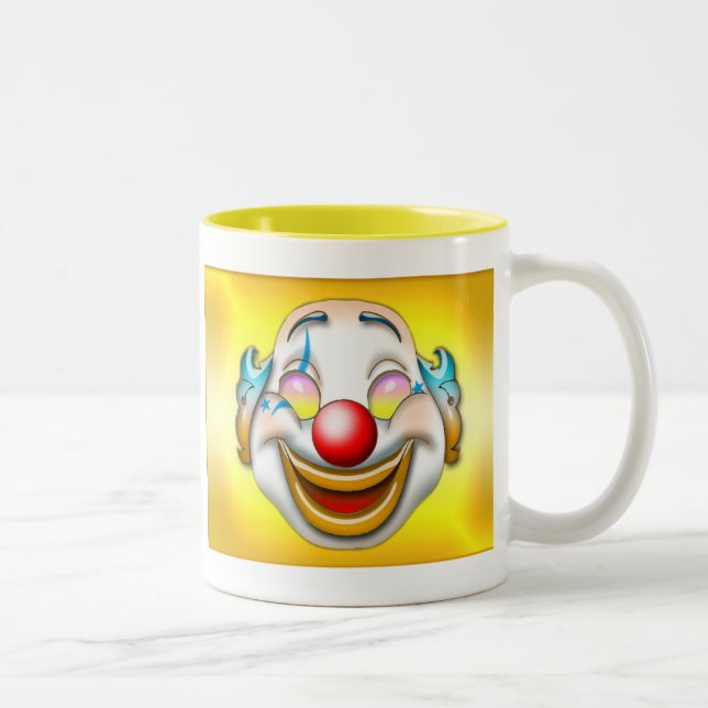 CLOWN Two-Tone COFFEE MUG (Right)