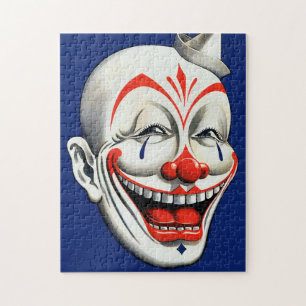 Clown Vintage déplaisant 10 Puzzle