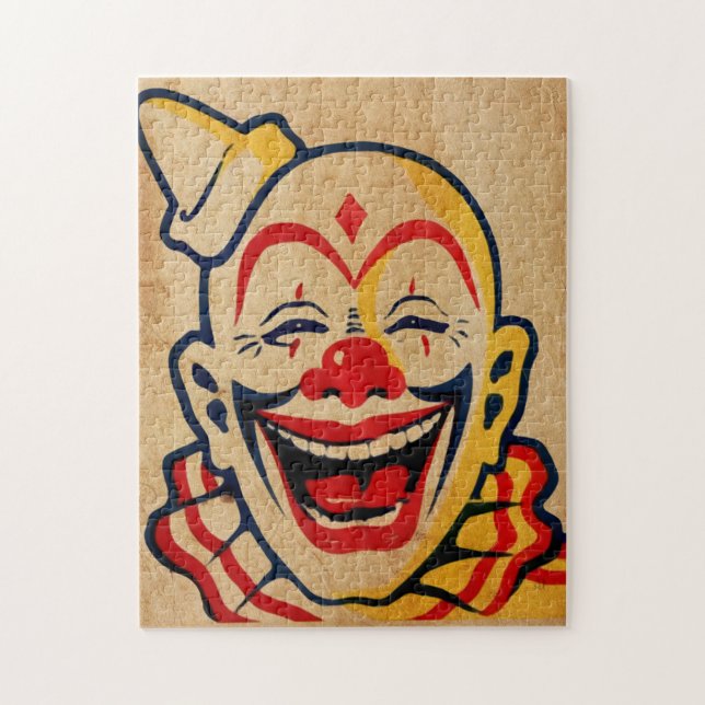 Clown Vintage déplaisant 11 Puzzle (Vertical)
