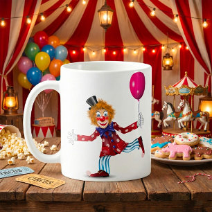 Clown With A Balloon Mug