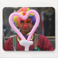Clown With Pink Heart