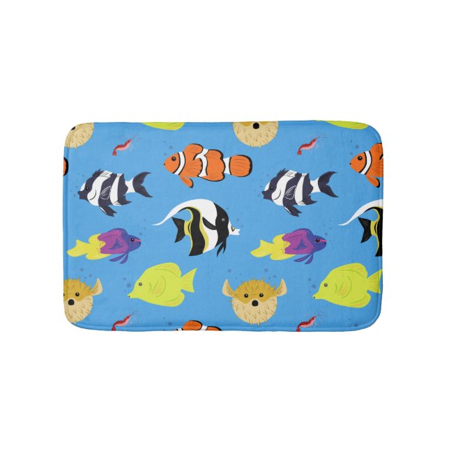 Clownfish and Friends Bath Mat (Front)