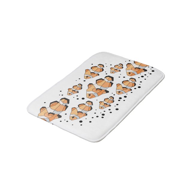 Clownfish Bath Mat (Angled)