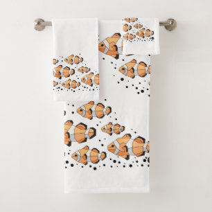 Clownfish Bathroom Towel Set
