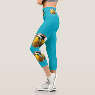 Clownfish - Close-Up! Round Photographic Design |  Capri Leggings