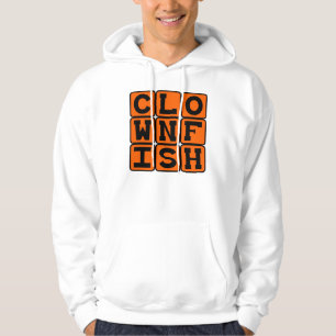 Clownfish, Colourful Fish Hoodie