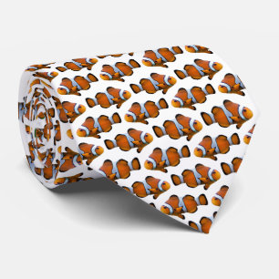 Clownfish Frenzy Tie (Choose Colour)