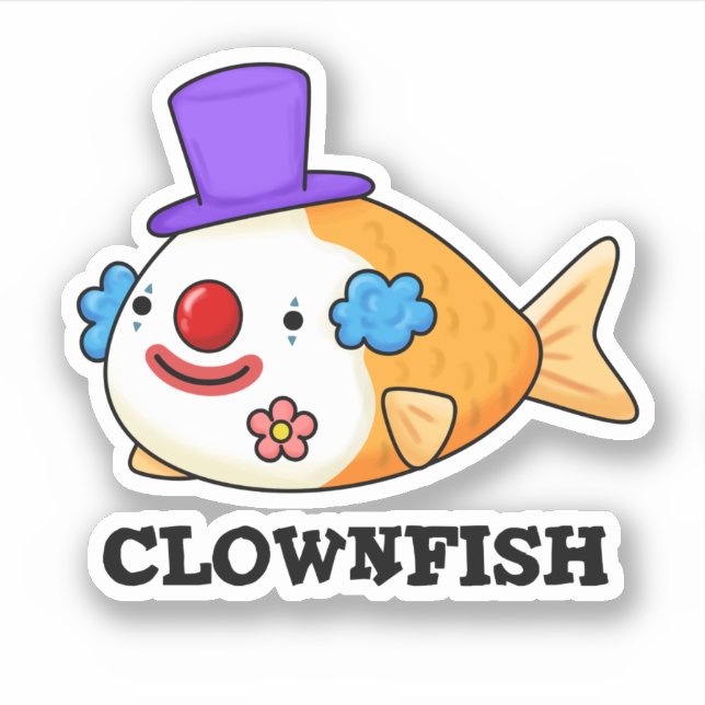 Clownfish Funny Animal Fish Pun (Front)