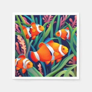 Clownfish In Seaweed Napkin