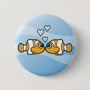 Clownfish Love 2 Inch Round Button