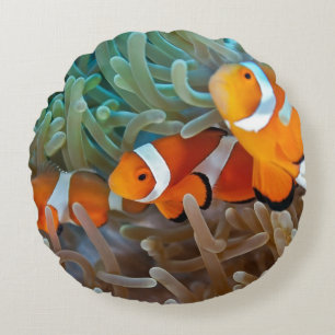 Clownfish Round Pillow