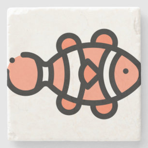 Clownfish Stone Coaster