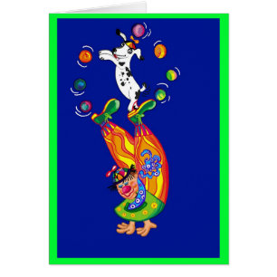 Clowning around (blank inside)