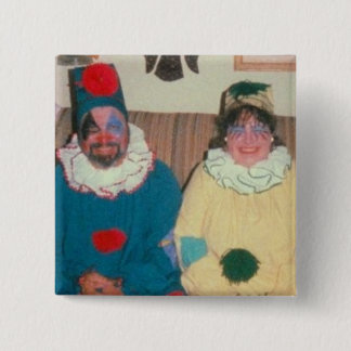 clowns 2 inch square button