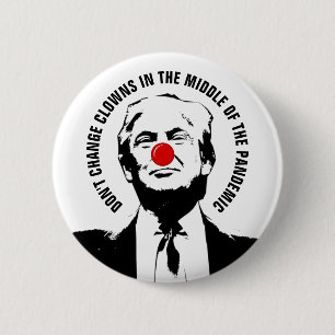 Clowns and the Pandemic 2 Inch Round Button