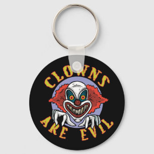 Clowns are Evil Keychain