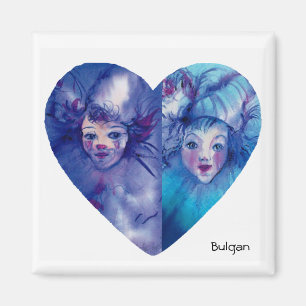 CLOWNS COLLECTION / Venetian Masquearde Ball Magnet