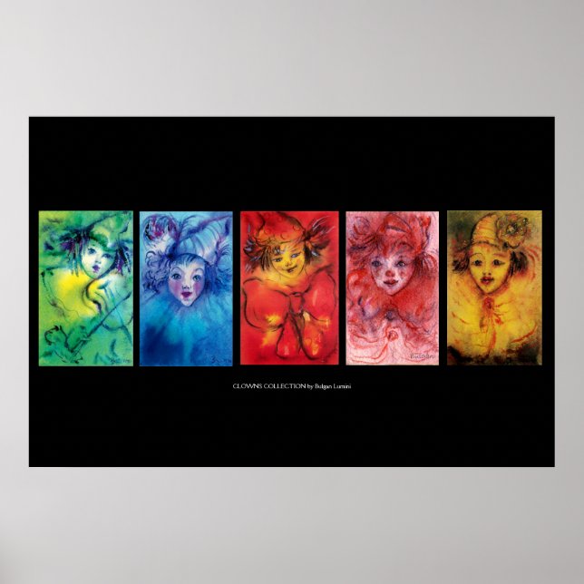 CLOWNS COLLECTION / Venetian Masquearde Ball Poster (Front)
