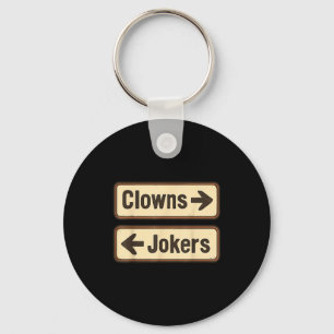 Clowns jokers keychain